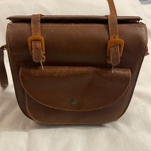 Vintage camera satchel